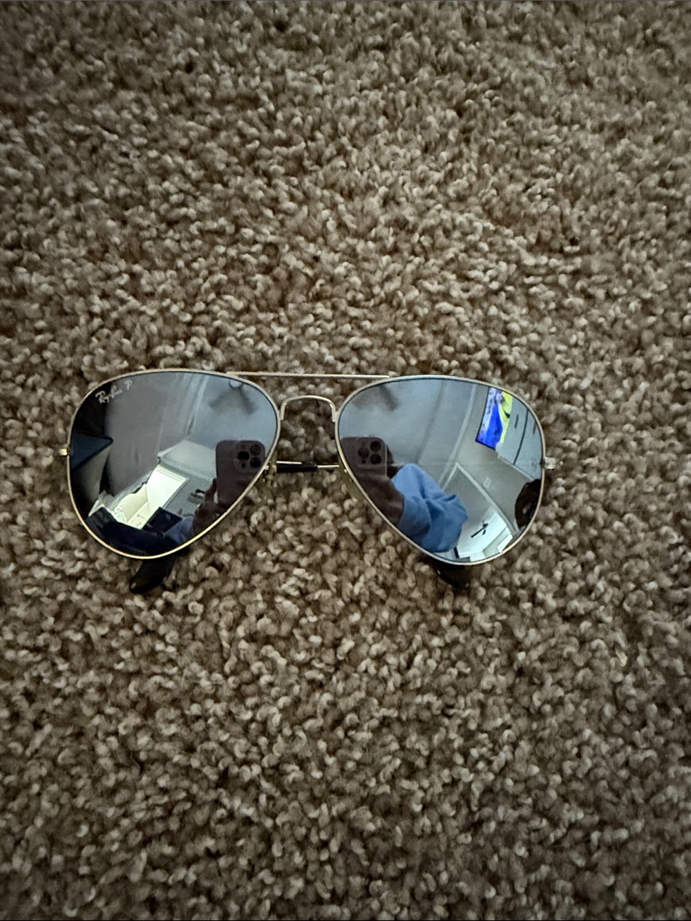 Silver Ray Ban Sunglasses